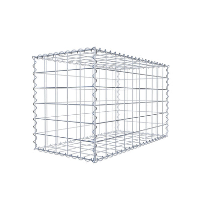 Gabion 100 cm x 60 cm x 50 cm (L x H x D), maskstorlek 10 cm x 10 cm, spiral