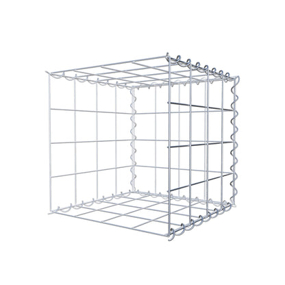 Gabion rapporté type 2 40 cm x 40 cm x 40 cm (L x H x P), mailles 10 cm x 10 cm, spirale