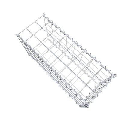 Opvokset gabion type 2 80 cm x 40 cm x 30 cm (L x H x D), maskestørrelse 10 cm x 10 cm, spiral