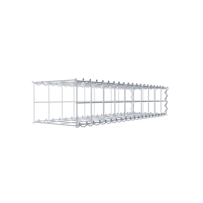 Gabbione aggiuntivo tipo 2 100 cm x 20 cm x 30 cm (L x A x P), maglia 10 cm x 10 cm, spirale