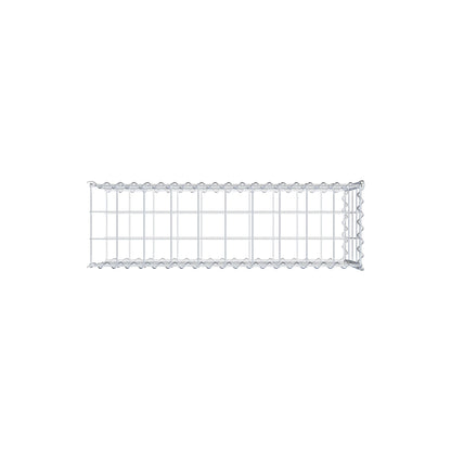 Påväxt gabion typ 2 100 cm x 40 cm x 30 cm (L x H x D), maskstorlek 10 cm x 10 cm, spiral