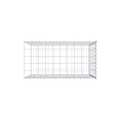 Anbaugabione Typ 2 100 cm x 70 cm x 50 cm (L x H x T), Maschenweite 10 cm x 10 cm, Spirale