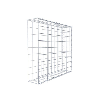 Anbaugabione Typ 2 100 cm x 90 cm x 20 cm (L x H x T), Maschenweite 10 cm x 10 cm, Spirale