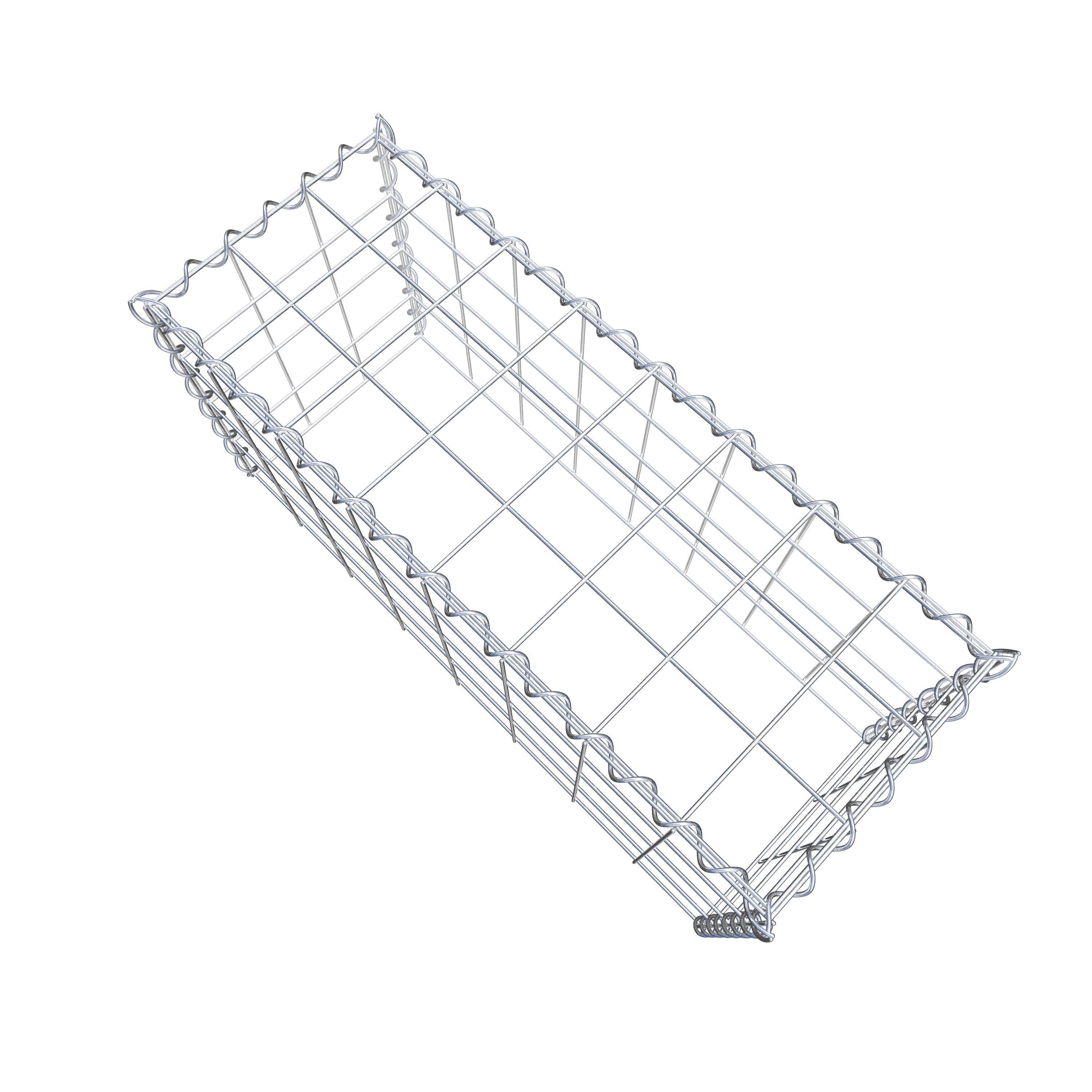 Grown-on gabion type 3 80 cm x 40 cm x 30 cm (L x H x D), mesh size 10 cm x 10 cm, spiral