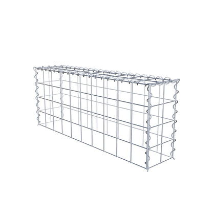 Grown-on gabion type 3 100 cm x 40 cm x 20 cm (L x H x D), mesh size 10 cm x 10 cm, spiral