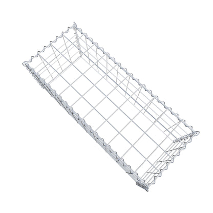 Opvokset gabion type 3 100 cm x 40 cm x 40 cm (L x H x D), maskestørrelse 10 cm x 10 cm, spiral