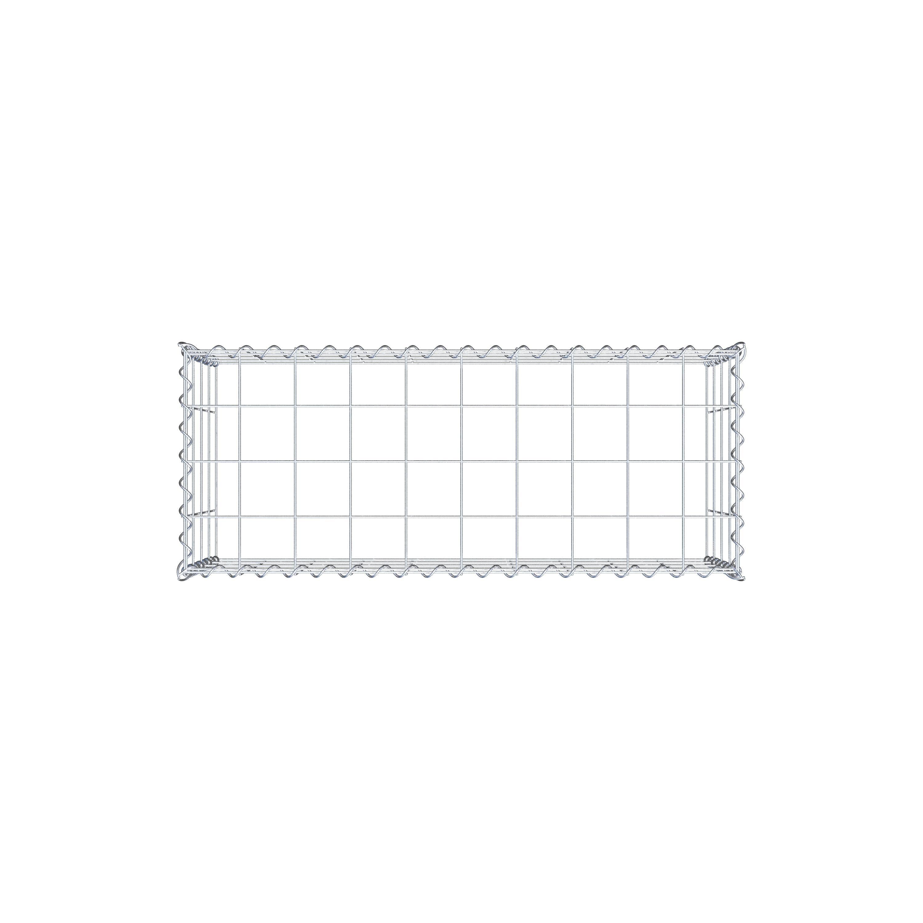 Gabião tipo 3 100 cm x 40 cm x 40 cm (C x A x P), malhagem 10 cm x 10 cm, espiral