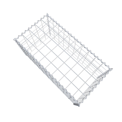 Opvokset gabion type 3 100 cm x 50 cm x 50 cm (L x H x D), maskestørrelse 10 cm x 10 cm, spiral