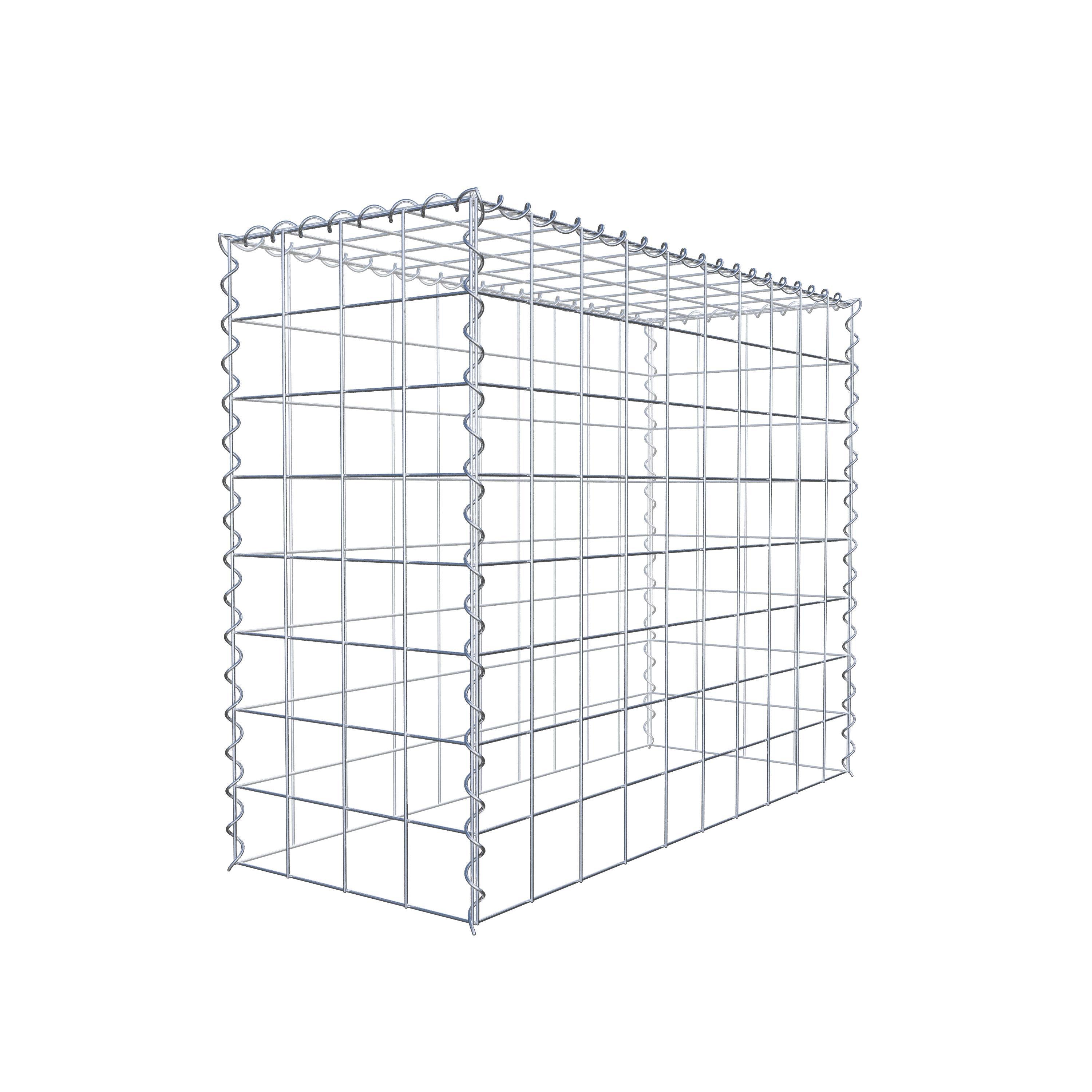 Grown-on gabion type 3 100 cm x 80 cm x 40 cm (L x H x D), mesh size 10 cm x 10 cm, spiral