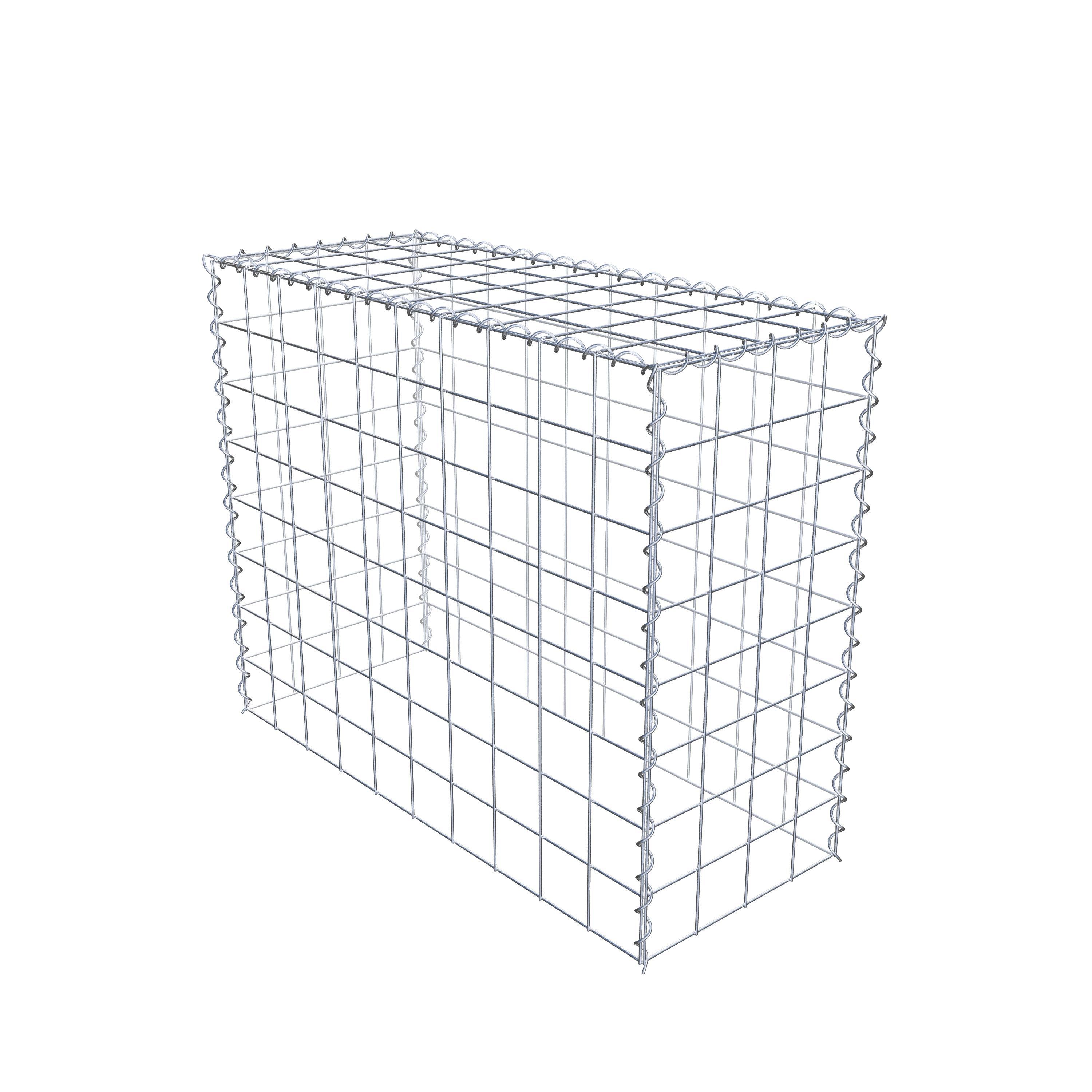 Grown-on gabion type 3 100 cm x 80 cm x 40 cm (L x H x D), mesh size 10 cm x 10 cm, spiral