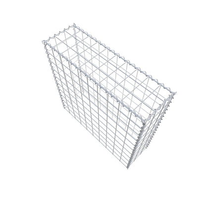 Grown-on gabion type 3 100 cm x 100 cm x 30 cm (L x H x D), mesh size 10 cm x 10 cm, spiral