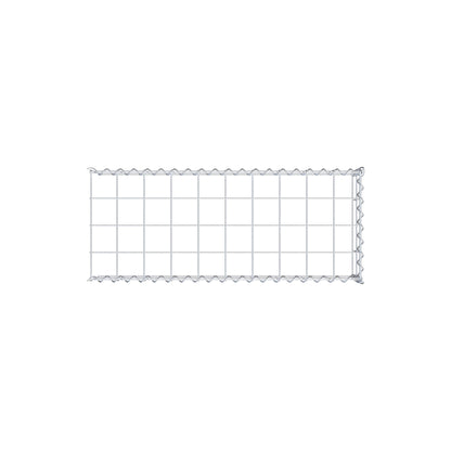 Opvokset gabion type 4 100 cm x 20 cm x 40 cm (L x H x D), maskestørrelse 10 cm x 10 cm, spiral