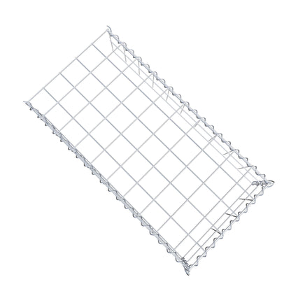 Grown-on gabion type 4 100 cm x 20 cm x 50 cm (L x H x D), mesh size 10 cm x 10 cm, spiral