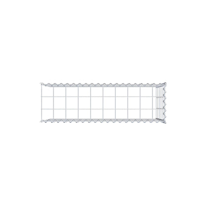 Gavión adulto tipo 4 100 cm x 50 cm x 30 cm (largo x alto x profundidad), tamaño de malla 10 cm x 10 cm, espiral