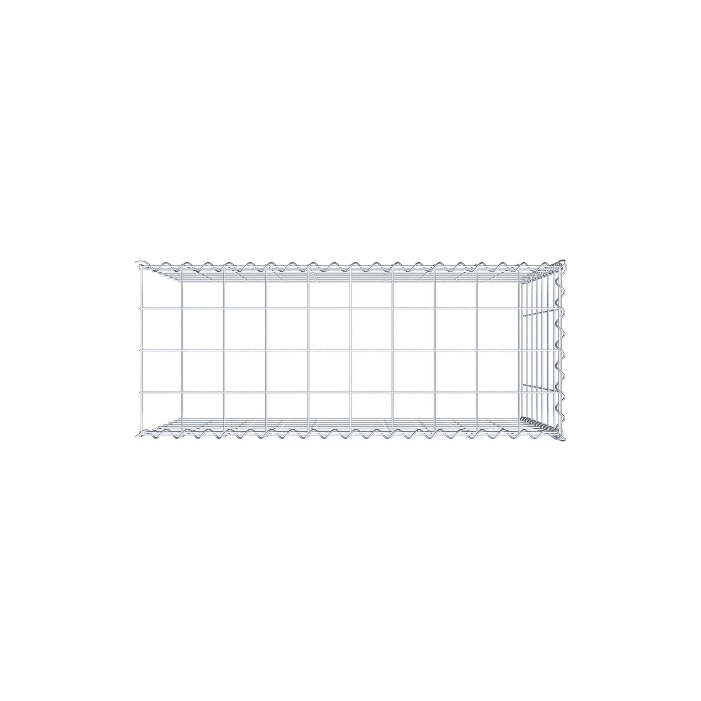 Gavión complementario tipo 4 100 cm x 70 cm x 40 cm (L x A x P), malla 10 cm x 10 cm, espiral