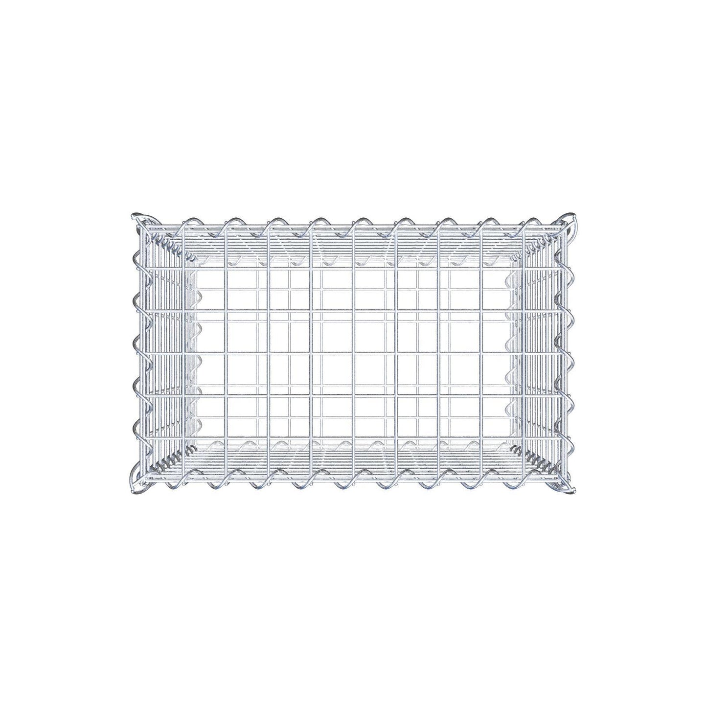 Gabione 50 cm x 50 cm x 30 cm (L x H x T), Maschenweite 5 cm x 5 cm, Spirale