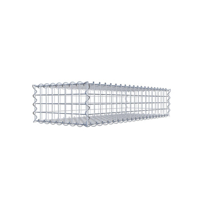 Gabião 100 cm x 20 cm x 40 cm (C x A x P), malhagem 5 cm x 5 cm, espiral