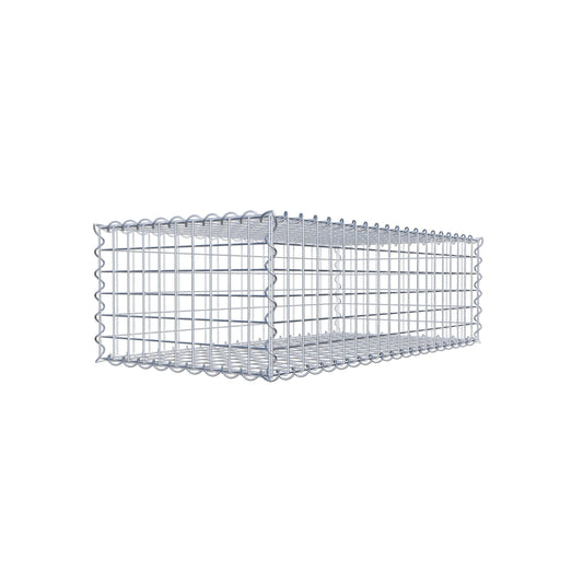 Gabion 100 cm x 30 cm x 50 cm (L x H x D), mesh size 5 cm x 5 cm, spiral