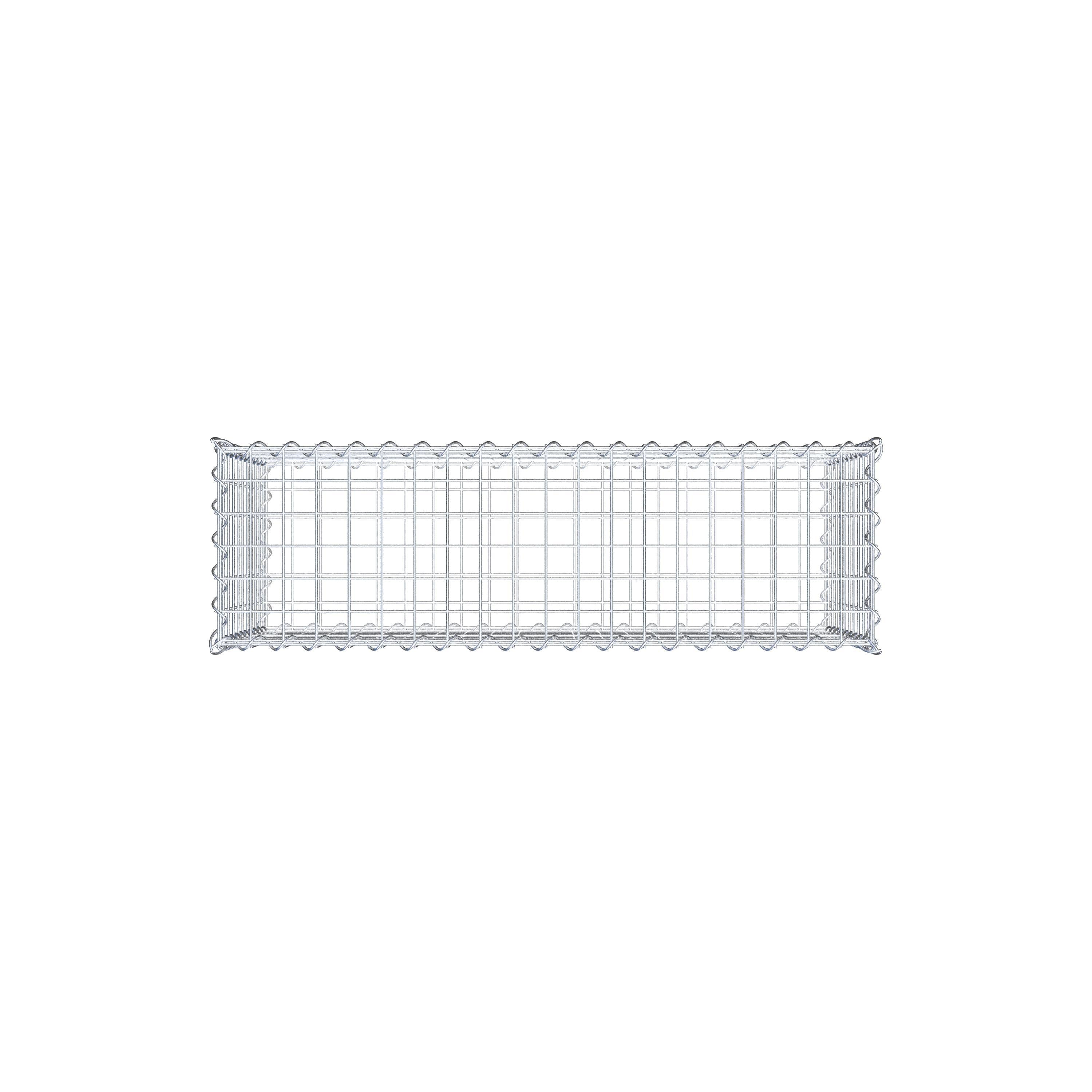 Gabion 100 cm x 50 cm x 30 cm (L x H x P), mailles 5 cm x 5 cm, spirale