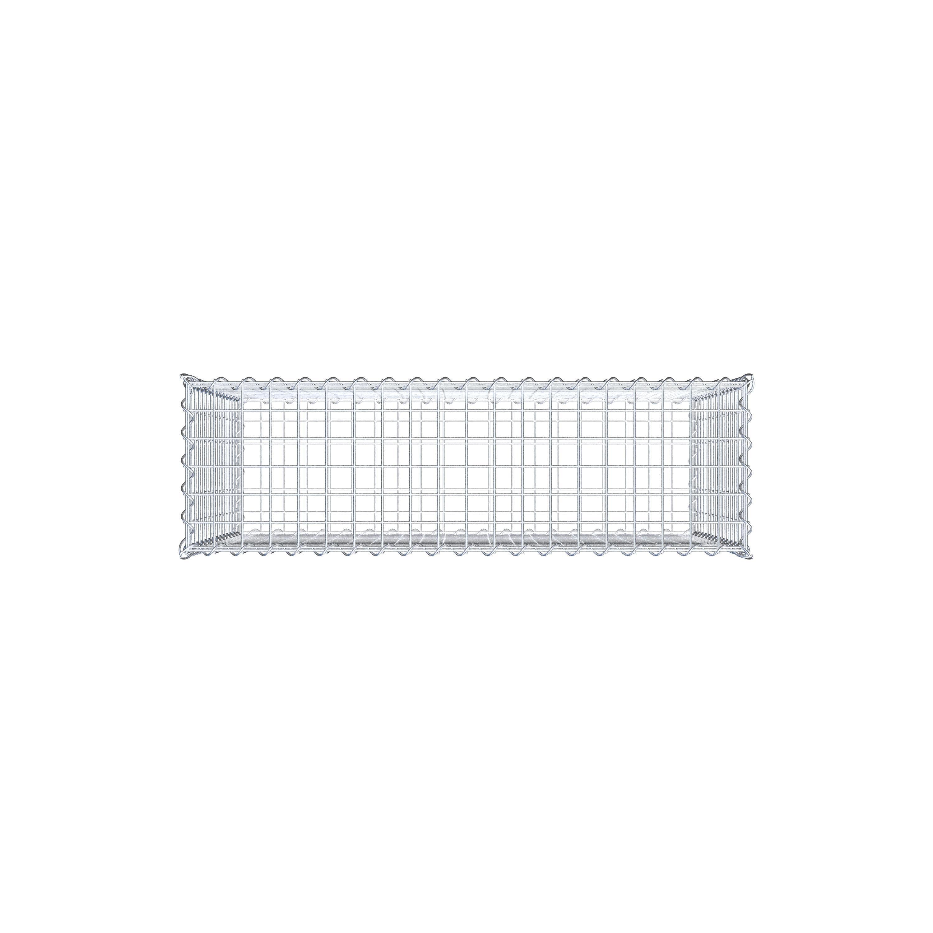 Gabion 100 cm x 70 cm x 30 cm (L x H x D), mesh size 5 cm x 5 cm, spiral