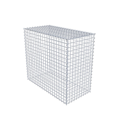 Gabião 100 cm x 90 cm x 50 cm (C x A x P), malhagem 5 cm x 5 cm, espiral