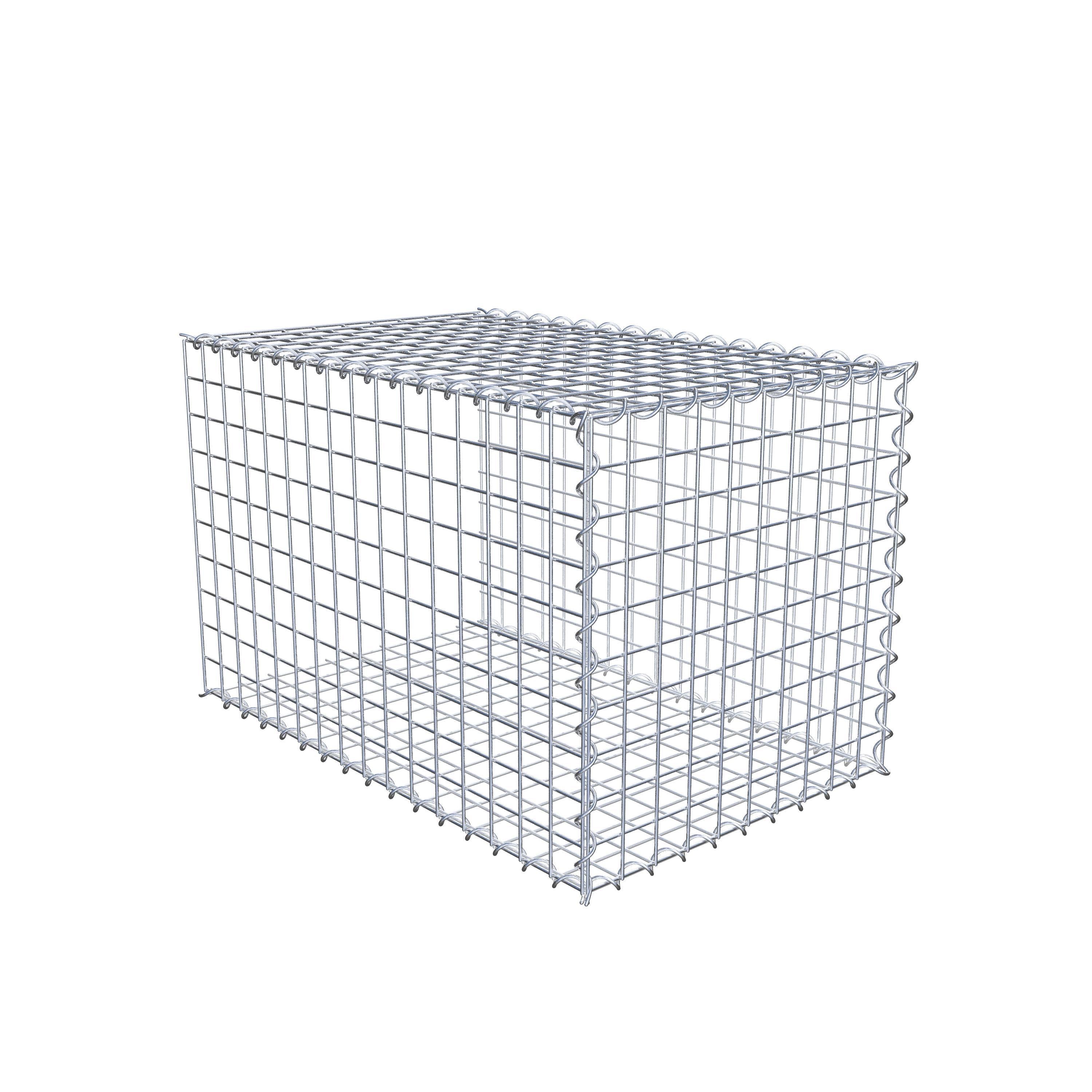 Grown-on gabion type 2 80 cm x 50 cm x 50 cm (L x H x D), mesh size 5 cm x 5 cm, spiral