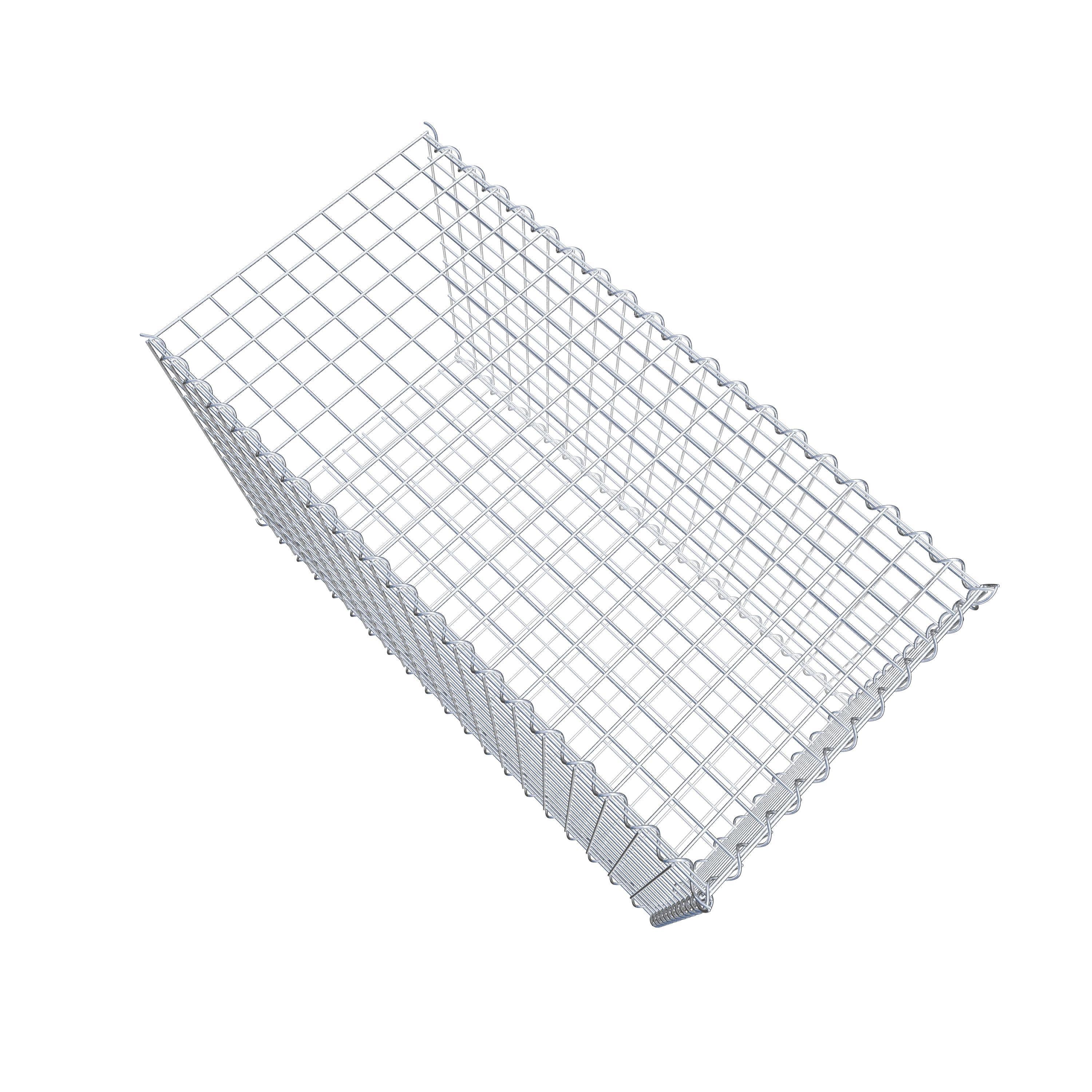Extra gabion typ 2 100 cm x 60 cm x 50 cm (L x H x D), maskstorlek 5 cm x 5 cm, spiral