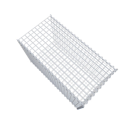 Gabion rapporté type 2 100 cm x 60 cm x 50 cm (L x H x P), mailles 5 cm x 5 cm, spirale