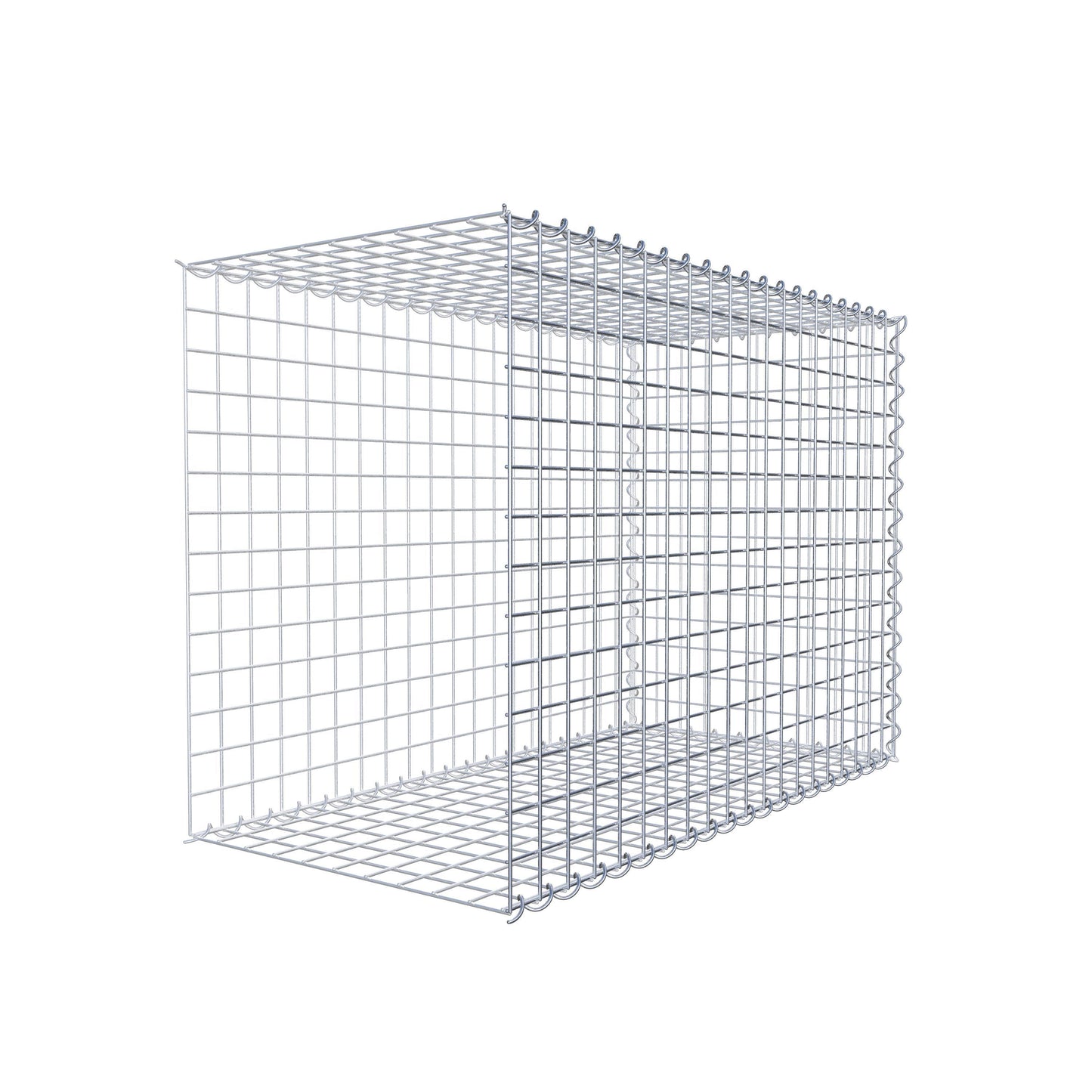 Gavión complementario tipo 2 100 cm x 70 cm x 50 cm (L x A x P), malla 5 cm x 5 cm, espiral