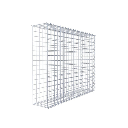 Gavión adulto tipo 2 100 cm x 80 cm x 20 cm (largo x alto x profundidad), tamaño de malla 5 cm x 5 cm, espiral