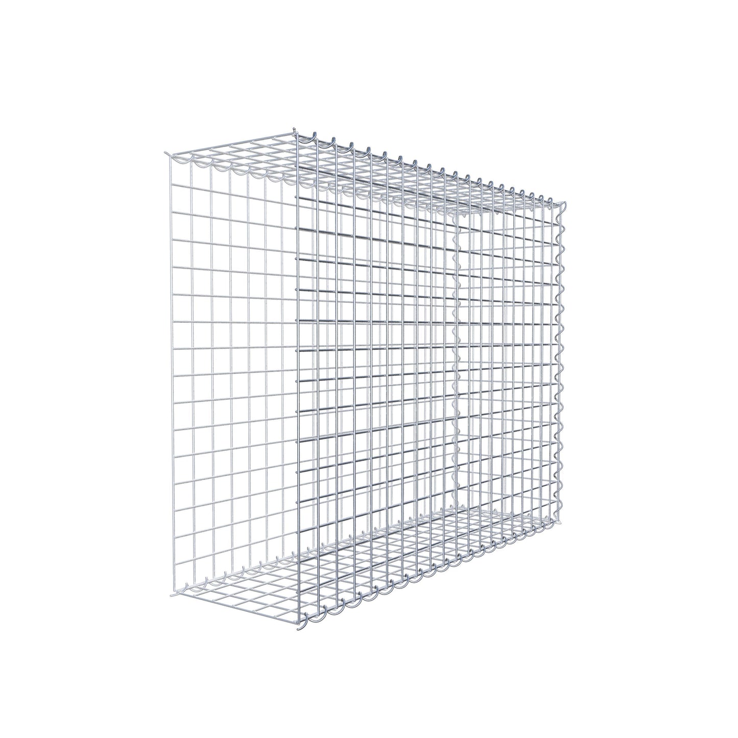 Gabbione aggiuntivo tipo 2 100 cm x 80 cm x 30 cm (L x H x P), maglia 5 cm x 5 cm, a spirale