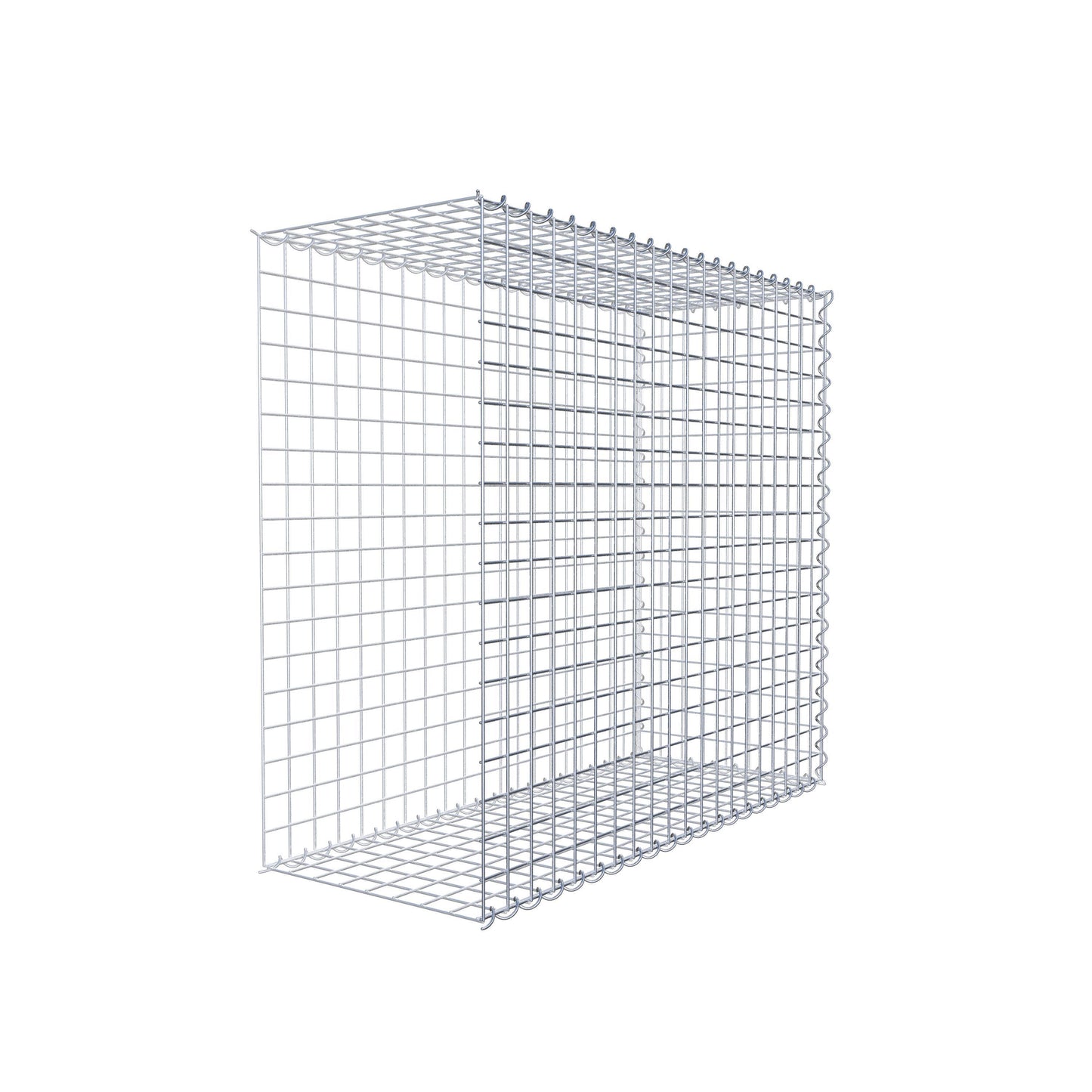 Gabbione aggiuntivo tipo 2 100 cm x 90 cm x 40 cm (L x H x P), maglia 5 cm x 5 cm, a spirale