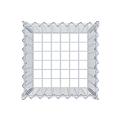 Anbaugabione Typ 3 40 cm x 40 cm x 40 cm (L x H x T), Maschenweite 5 cm x 5 cm, Spirale