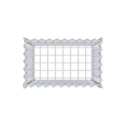 Extra gabion typ 3 50 cm x 50 cm x 30 cm (L x H x D), maskstorlek 5 cm x 5 cm, spiral