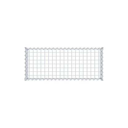 Grown-on gabion type 3 100 cm x 20 cm x 40 cm (L x H x D), mesh size 5 cm x 5 cm, spiral