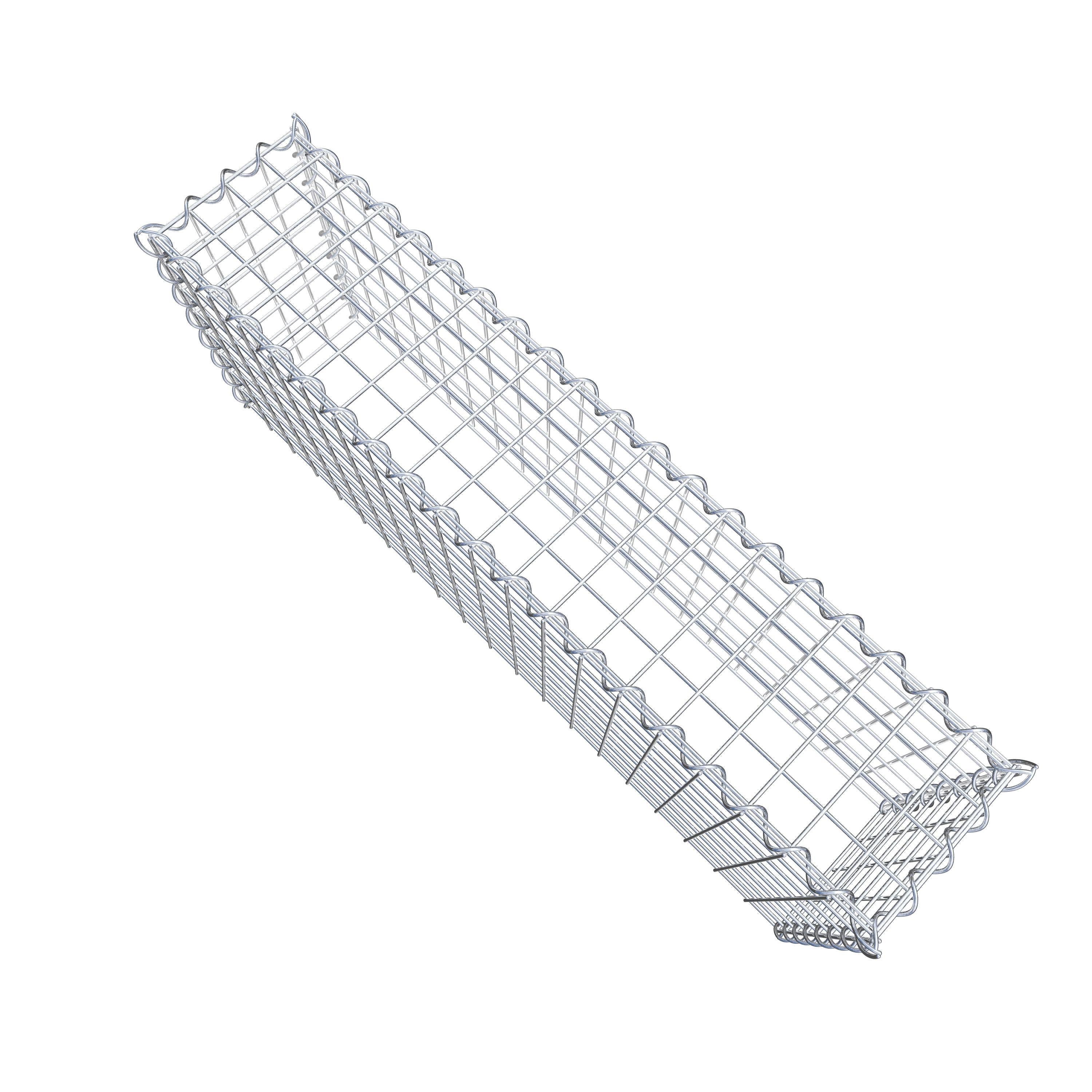 Gabião tipo 3 100 cm x 40 cm x 20 cm (C x A x P), malhagem 5 cm x 5 cm, espiral