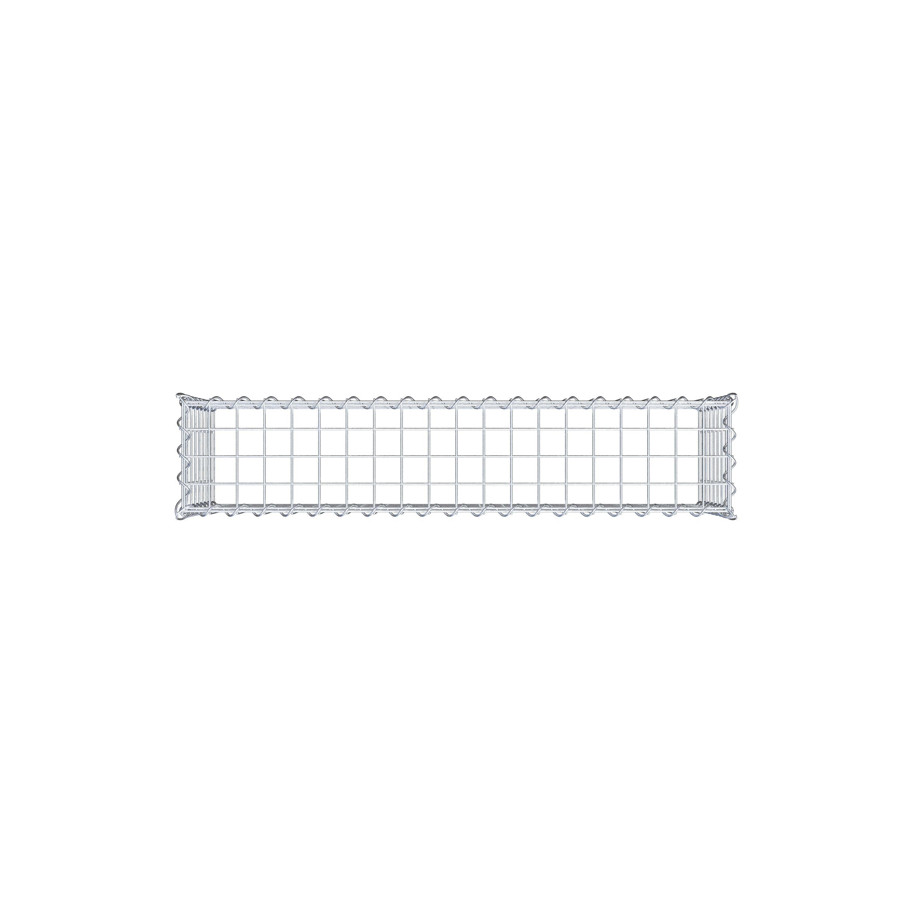 Gabião tipo 3 100 cm x 40 cm x 20 cm (C x A x P), malhagem 5 cm x 5 cm, espiral