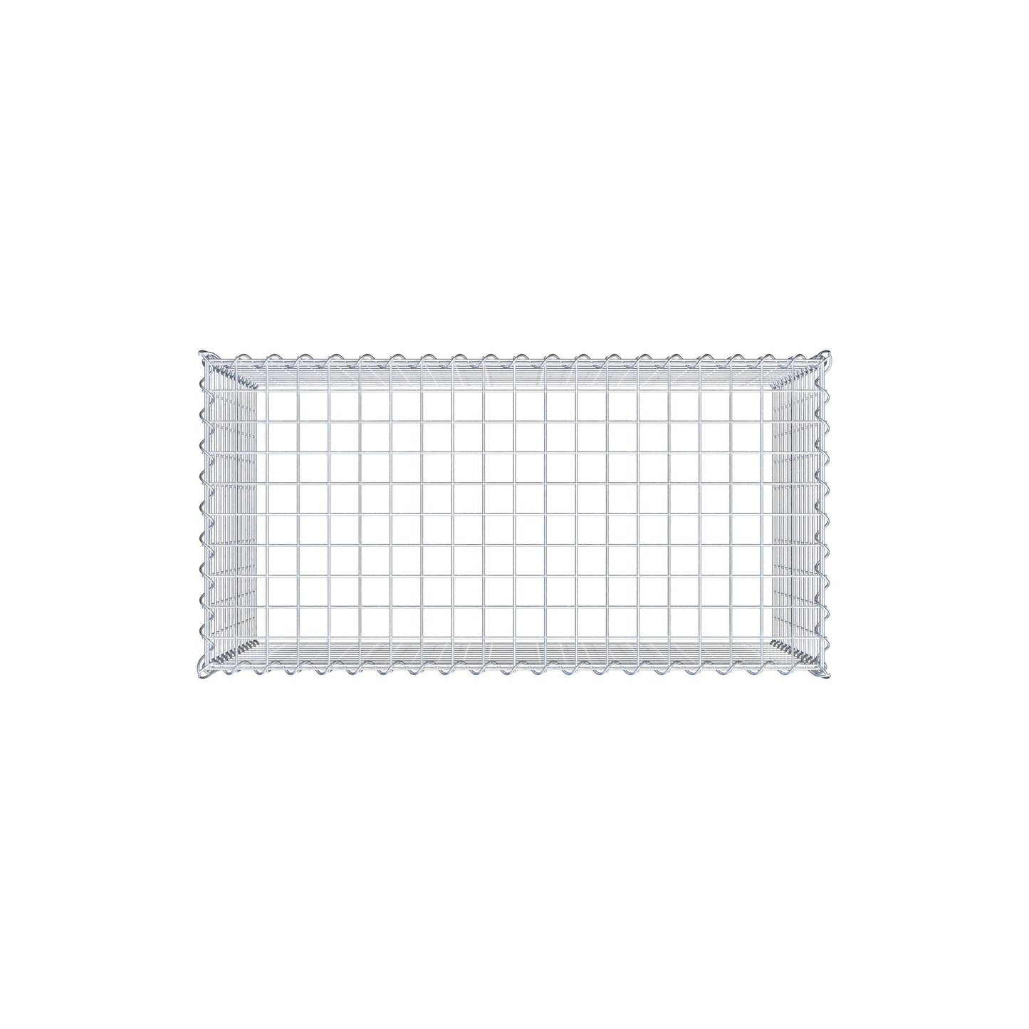 Extra gabion typ 3 100 cm x 60 cm x 50 cm (L x H x D), maskstorlek 5 cm x 5 cm, spiral