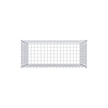 Gabion rapporté type 3 100 cm x 80 cm x 40 cm (L x H x P), mailles 5 cm x 5 cm, spirale