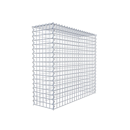 Grown-on gabion type 3 100 cm x 90 cm x 30 cm (L x H x D), mesh size 5 cm x 5 cm, spiral