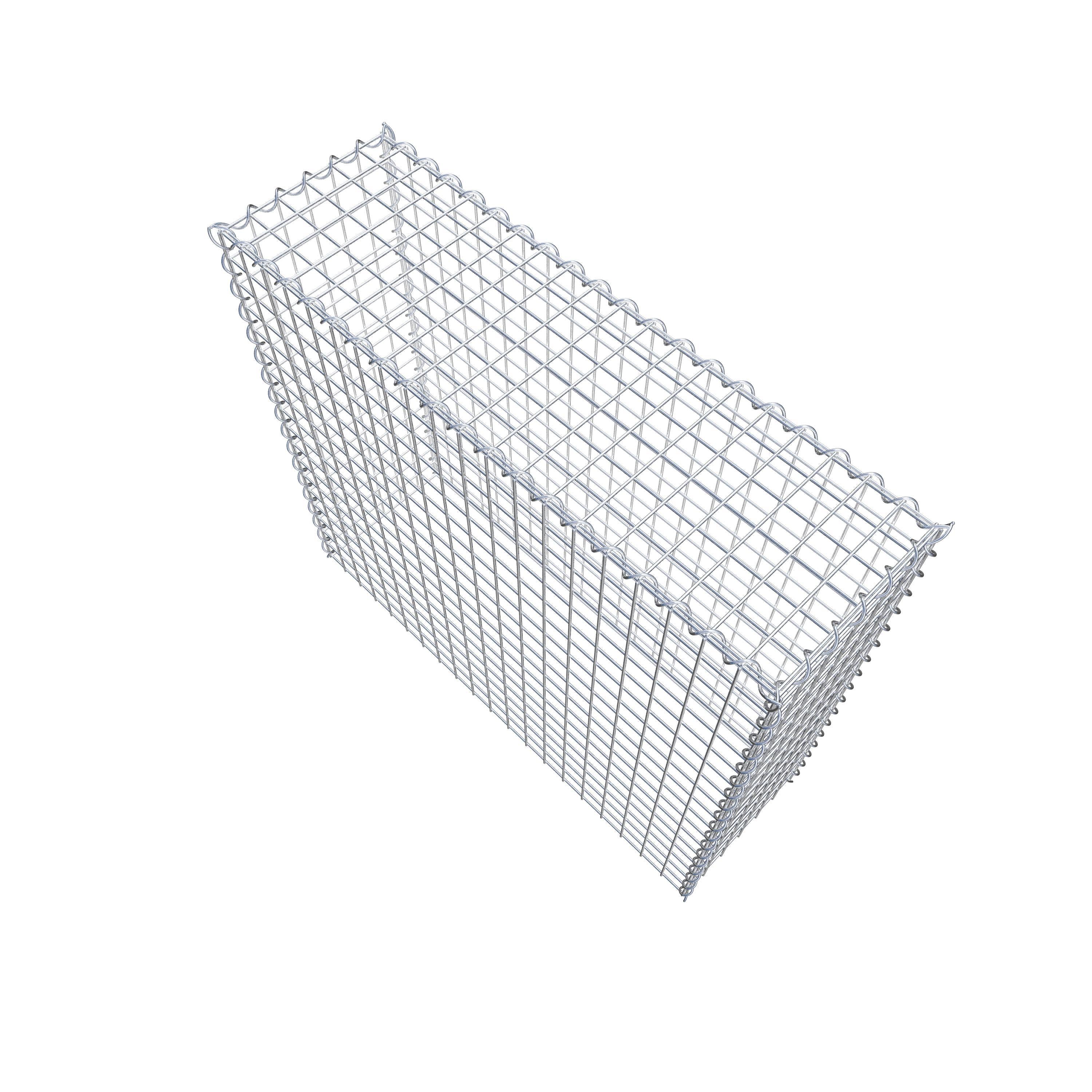 Grown-on gabion type 3 100 cm x 90 cm x 30 cm (L x H x D), mesh size 5 cm x 5 cm, spiral