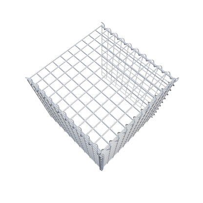 Påväxt gabion typ 4 50 cm x 50 cm x 50 cm (L x H x D), maskstorlek 5 cm x 5 cm, spiral