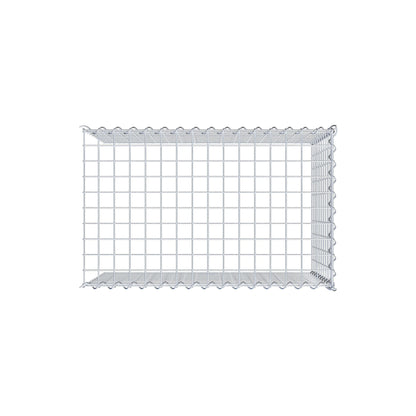 Grown-on gabion type 4 80 cm x 50 cm x 50 cm (L x H x D), mesh size 5 cm x 5 cm, spiral