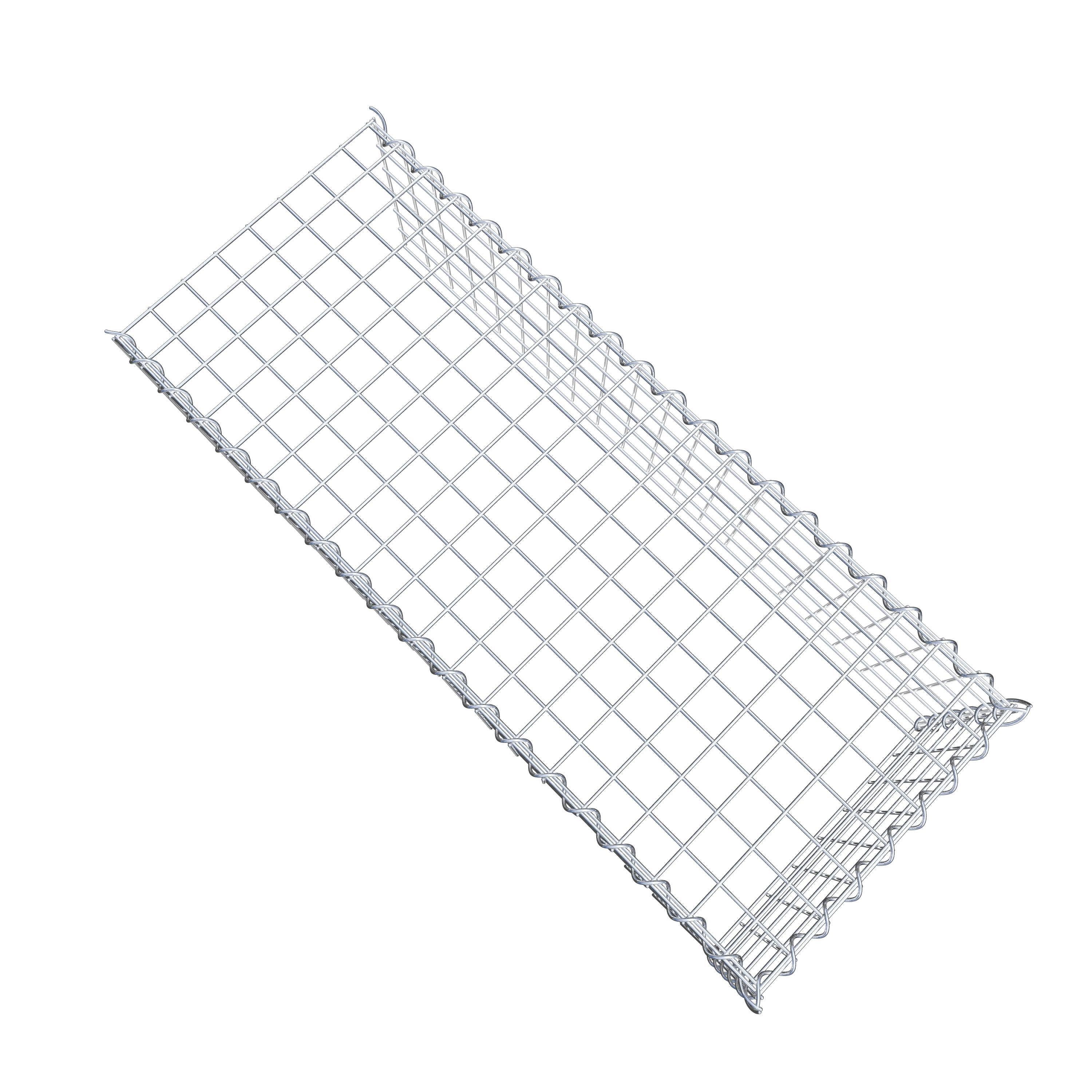 Extra gabion typ 4 100 cm x 30 cm x 40 cm (L x H x D), maskstorlek 5 cm x 5 cm, spiral