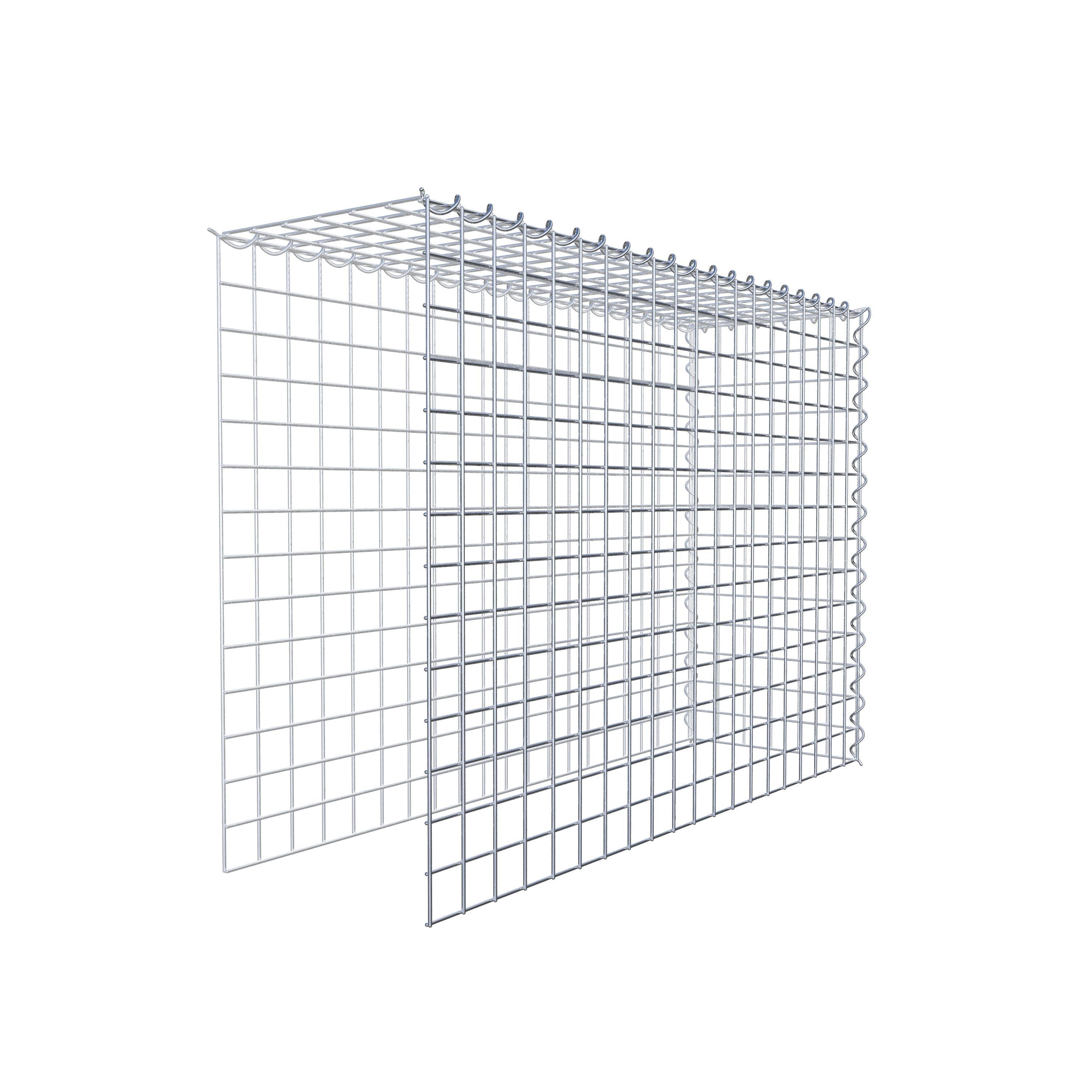 Grown-on gabion type 4 100 cm x 70 cm x 30 cm (L x H x D), mesh size 5 cm x 5 cm, spiral