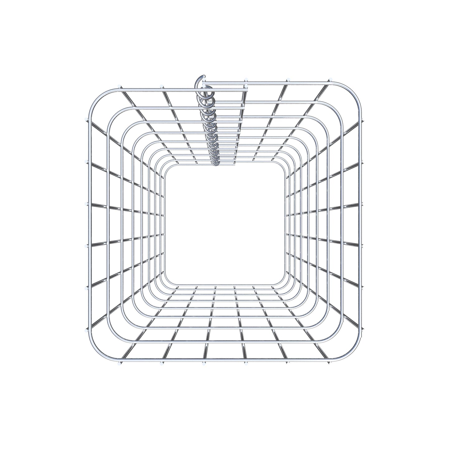 Gabion column square 32 cm x 32 cm, 80 cm height, MW 5 cm x 10 cm