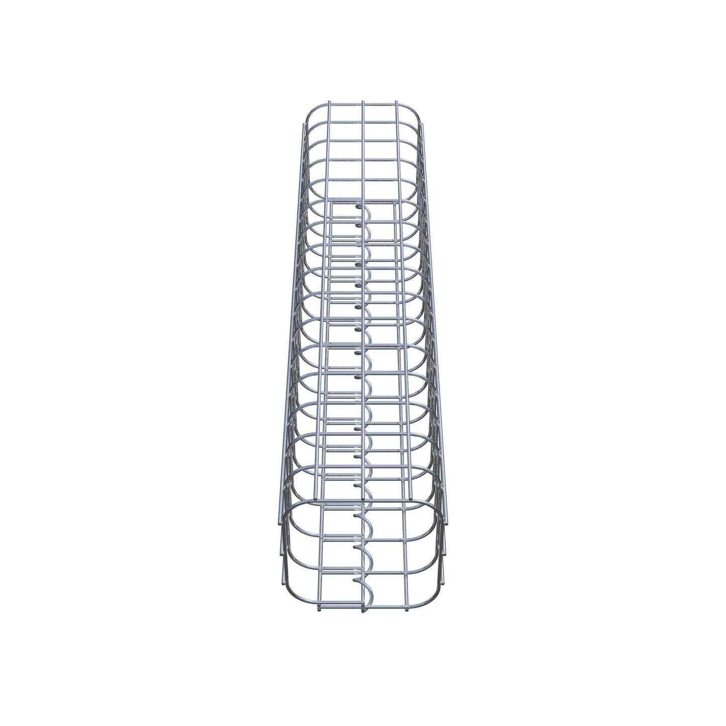 Gabionsøjle firkantet 17 cm x 17 cm, 80 cm højde, MW 5 cm x 5 cm