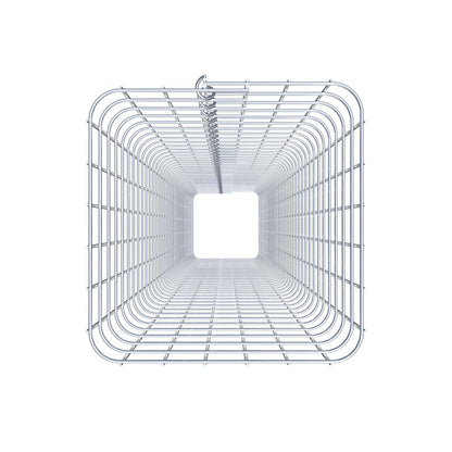 Colonne de gabion carrée 32 cm x 32 cm, 200 cm de hauteur, MW 5 cm x 5 cm