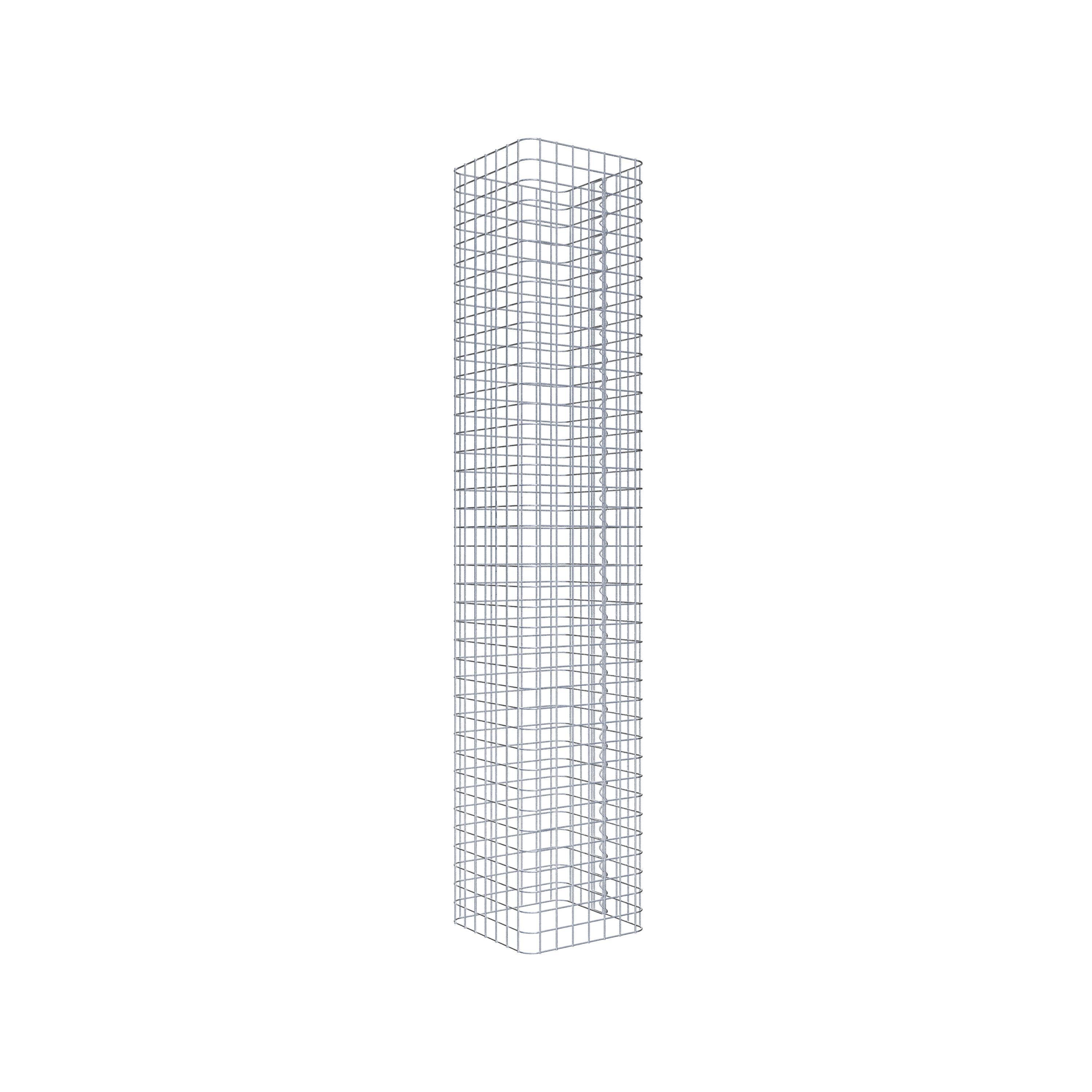 Gabion column square 37 cm x 37 cm, 200 cm high, MW 5 cm x 5 cm