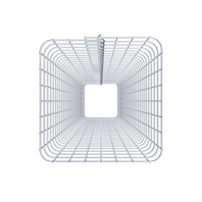 Gabionsøjle firkantet 37 cm x 37 cm, 200 cm høj, MW 5 cm x 5 cm